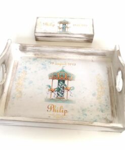 Alternative view of Set 1 an Carusel - tava si cutiuta prima suvita personalizate