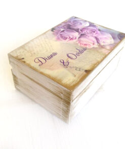 Alternative view of Cutiuta verighete personalizata - Scrieri Roz