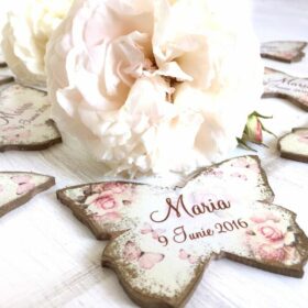 Set 10- Marturii personalizate fluturi Set