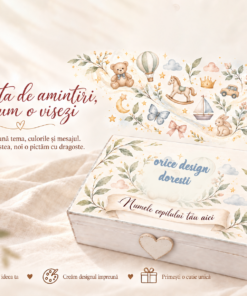 cutie personalizata in tema dorita de tine
