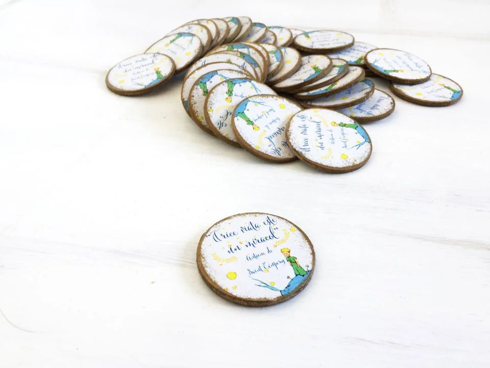 Set 10 Micul Print Magnets - marturii magneti personalizati - imagine 2