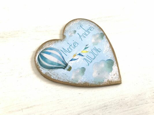 Set 10 marturii magneti personalizati Baloane