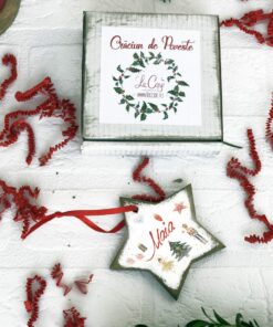 Alternative view of Sparagatorul de Nuci Ornament - Stea personalizata