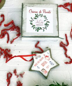 Alternative view of Urs Primul Craciun - Ornament de Craciun personalizat