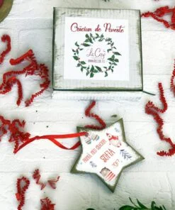 Urs Primul Craciun - Ornament de Craciun personalizat - imagine 2