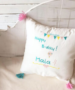 Alternative view of Aniversare - Perna decorativa copii personalizata