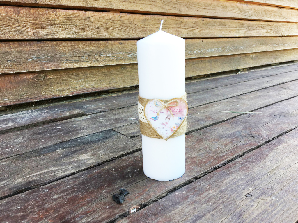 Lovely Ballerina Lumanare Botez Personalizata Le Cose Animate