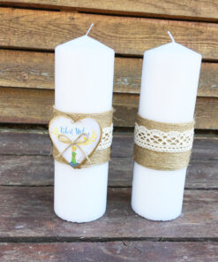 Alternative view of Micul Print- Lumanare Botez Personalizata