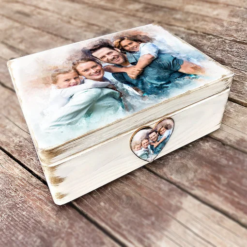 Amintiri Magice – cutie personalizata cu fotografia ta