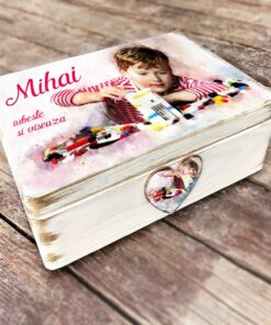 Alternative view of Amintiri Magice – cutie personalizata cu fotografia ta