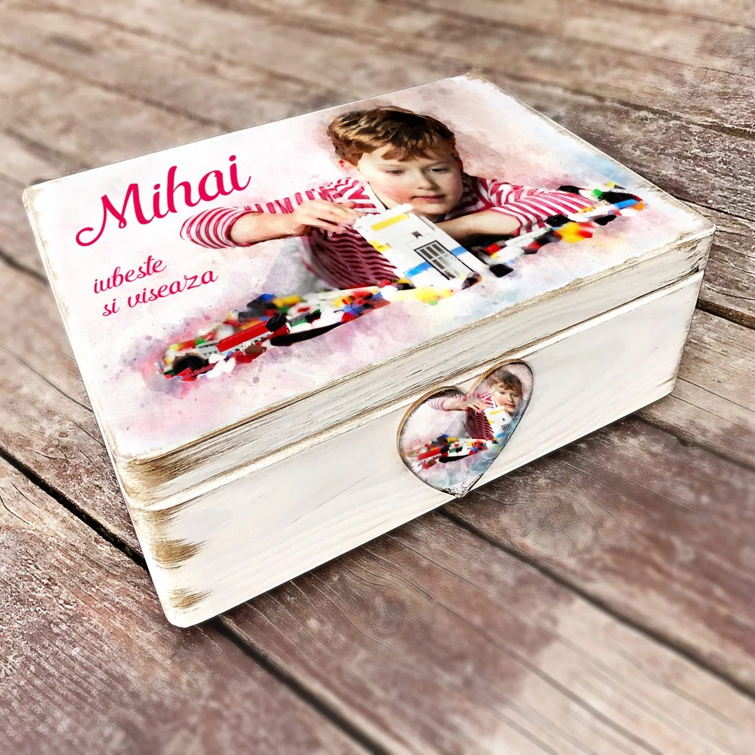 Amintiri Magice – cutie personalizata cu fotografia ta - imagine 2