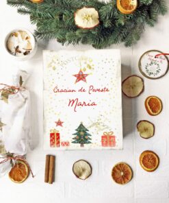 Alternative view of Magic - Set Craciun cutie personalizata cu lumanare decorativa, ceai si ornament