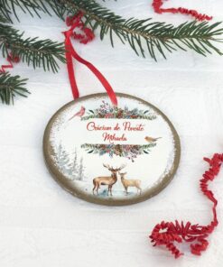 Alternative view of Cerc Reni Magici - Decoratiune personalizata Craciun