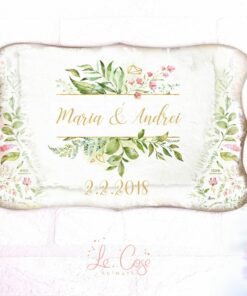 Cristal - Semn Nunta Personalizat