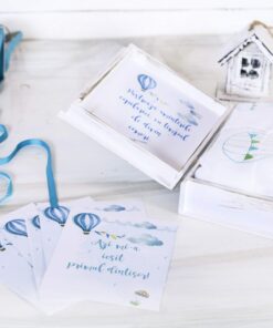 Alternative view of Baloane cu Aer Cald Azurii Set cadou nou nascuti