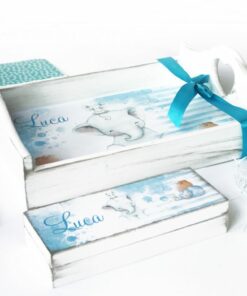 Alternative view of Set 1 An Prietenii Elefanti - tava si cutiuta personalizate