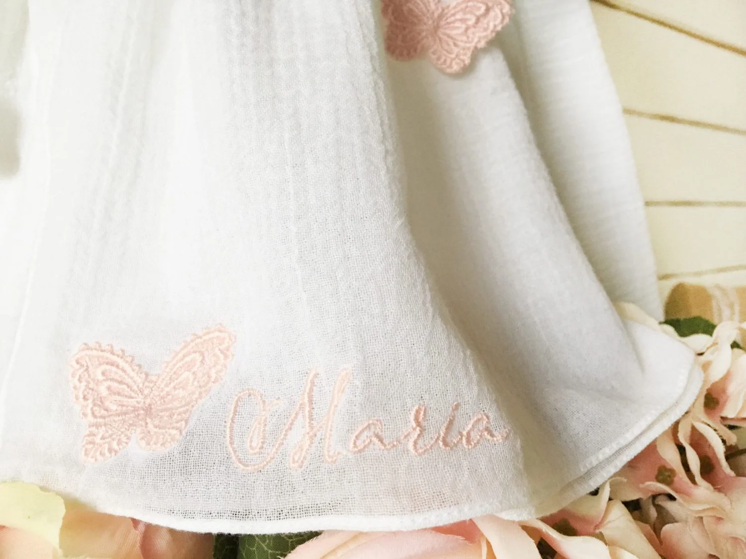 Rochita Panza Topita Personalizata Fluturasi - imagine 3