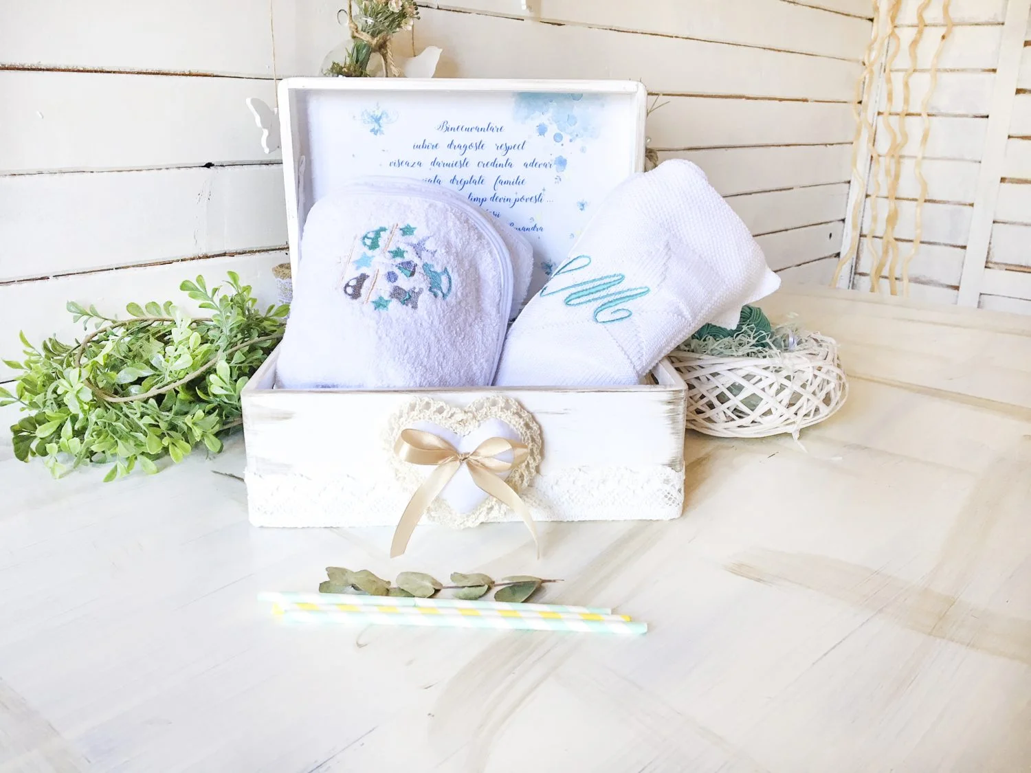 Cadou Nou Nascut- Magic cu Paturica si Prosop - imagine 2