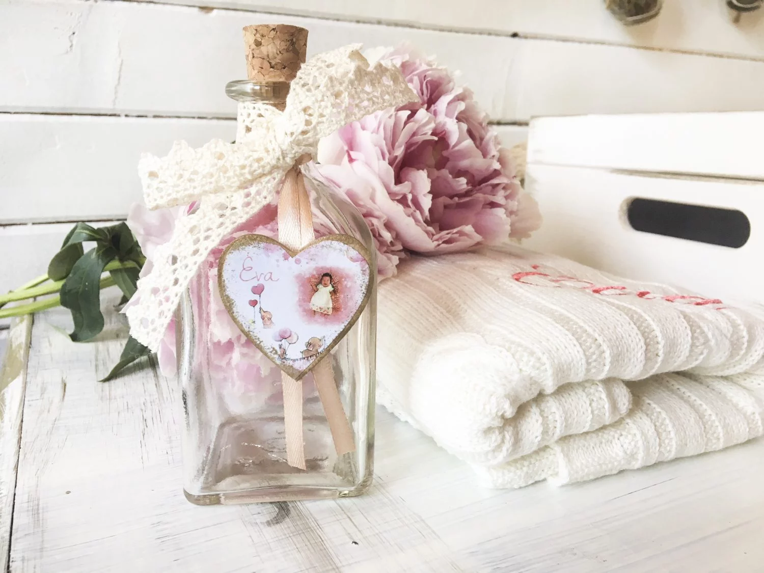 Trusou Botez Personalizat Prietenii Elefantilor Roz - imagine 3