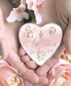 Set 10marturii magneti personalizati bufnite