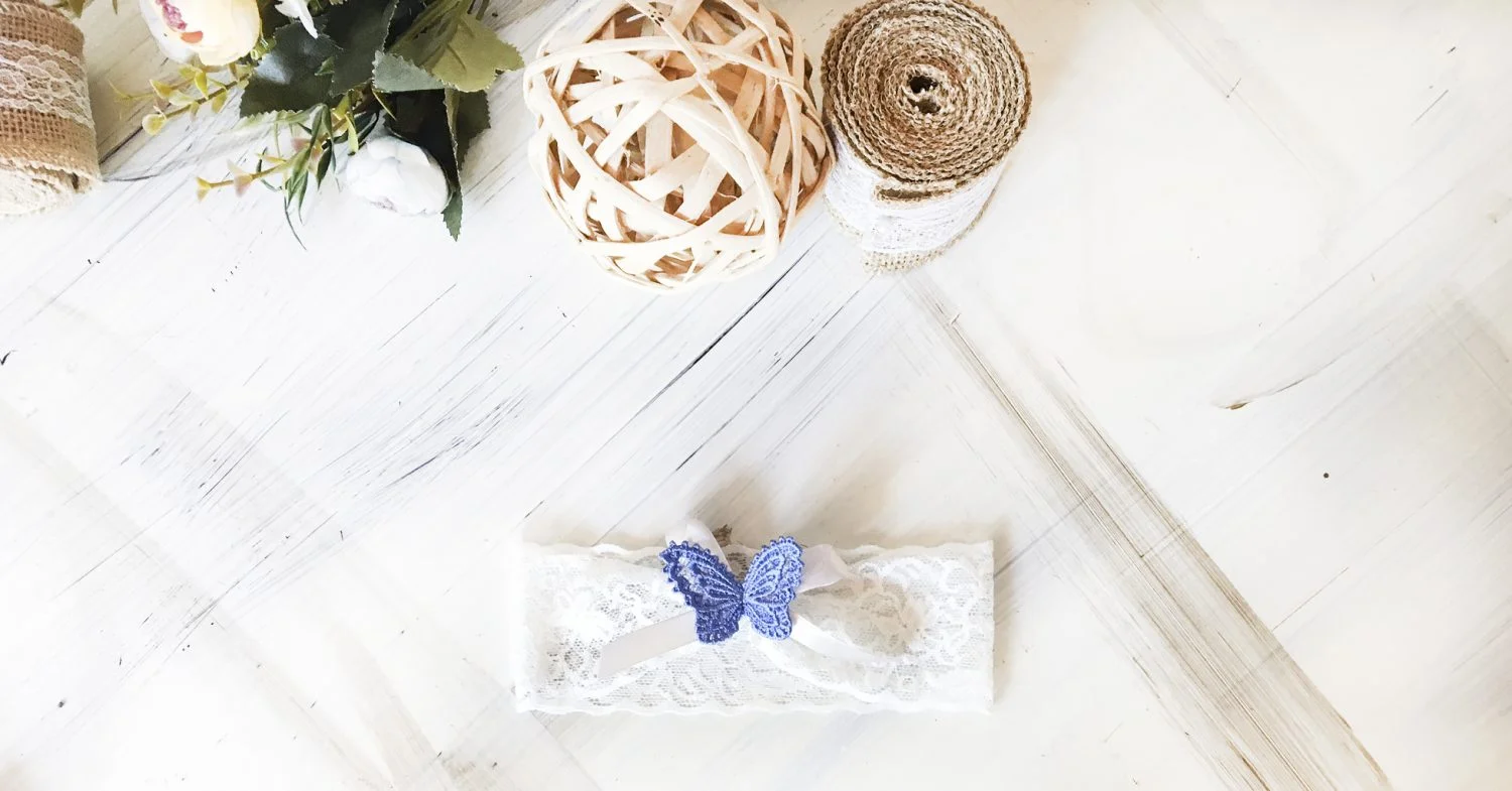 Rochita Botez Panza topita Personalizata Fluturasi Bleu - imagine 4