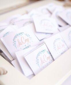 Alternative view of Set 10 Marturii personalizate nunta magneti - Eucalipt