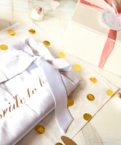 Alternative view of Halat Mireasa Personalizat - Vis in Alb