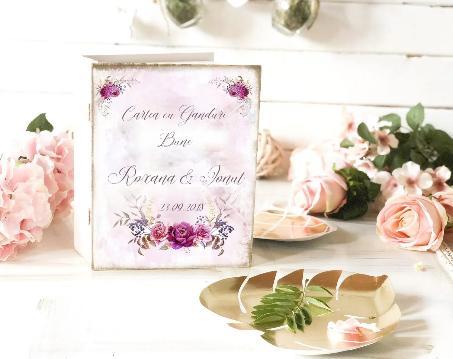 Carte Ganduri Bune Roz Mov