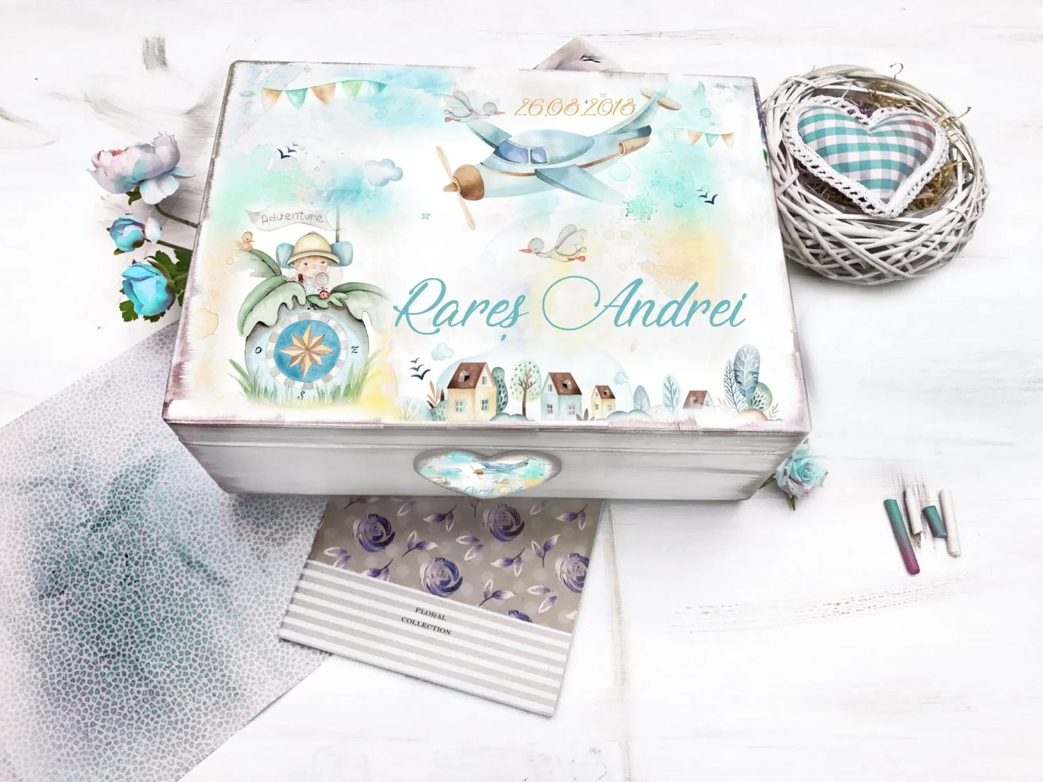 Aventura - cutie personalizata amintiri