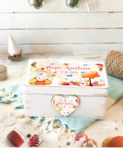 Iepuras Toamna - cutie personalizata amintiri