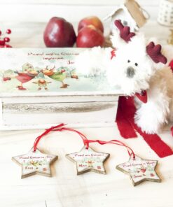 Alternative view of Set cadou Reni - jucarie si cutie personalizate