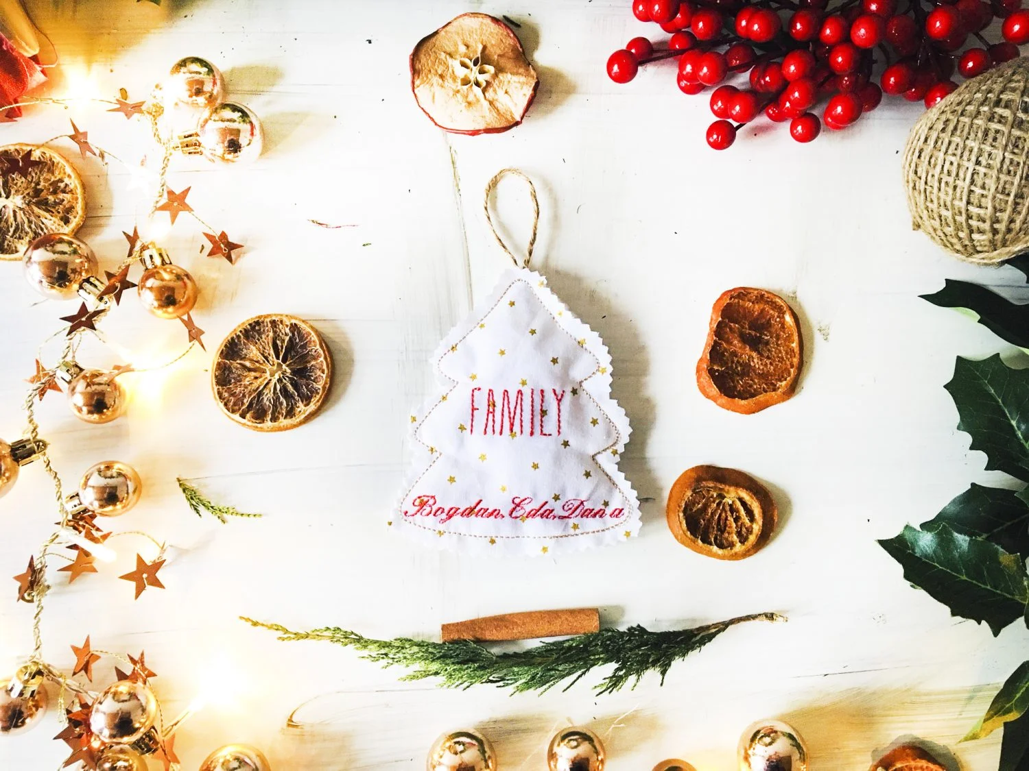 Craciun in Familie - Family ornament Craciun personalizat - imagine 2