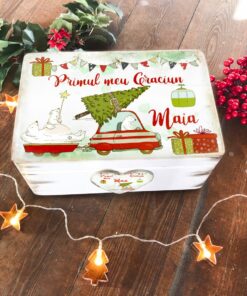 The Beary Christmas Box - cutie personalizata Primul meu Craciun