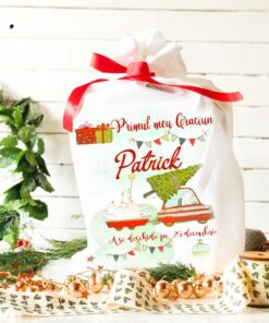 Sacul Mosului  - Sac personalizat Primul Craciun URS