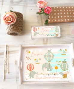 Alternative view of Set 1 An Elefantii Zburatori - Roz sau bleu