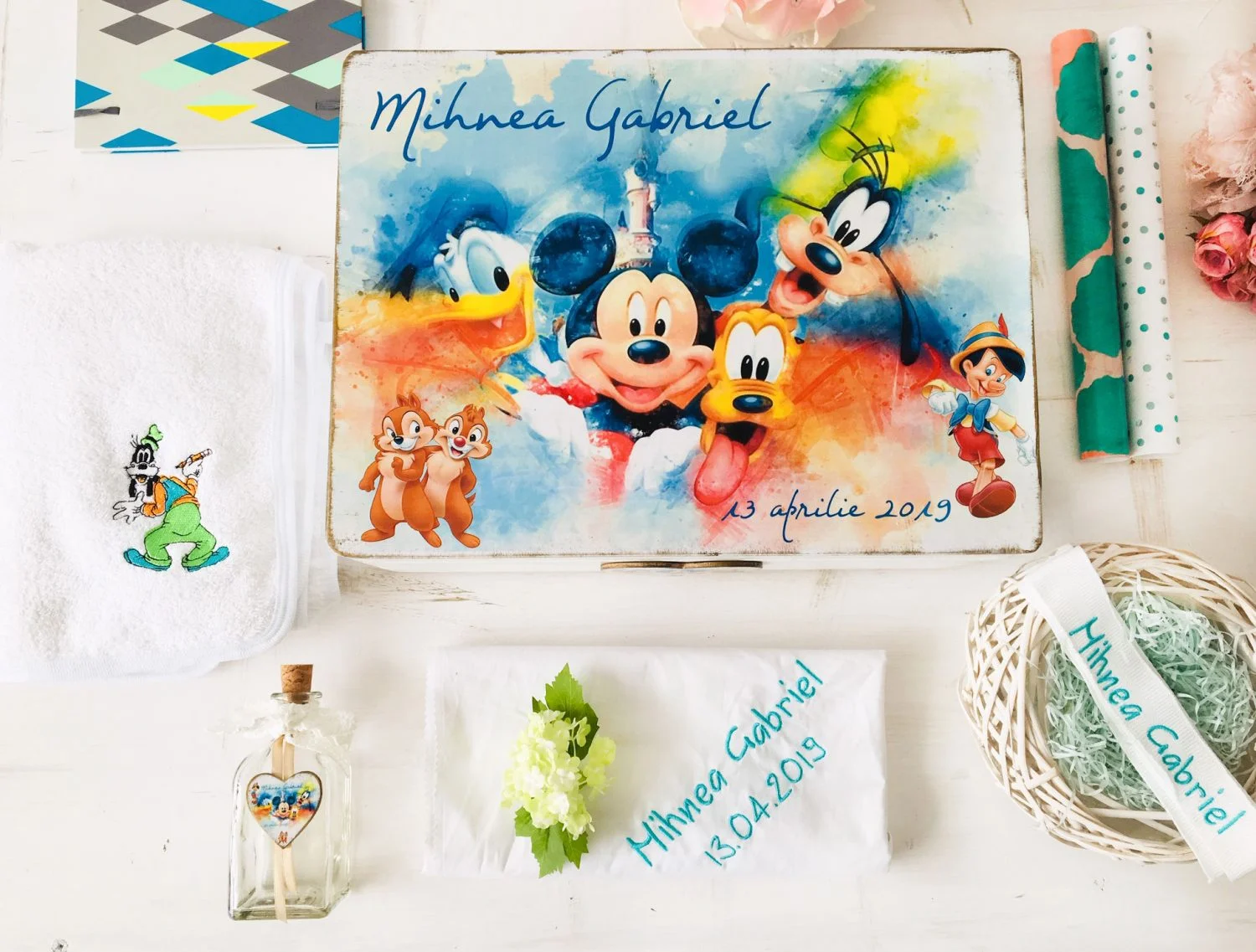 Trusou Botez  Personalizat Prieteni Fericiti