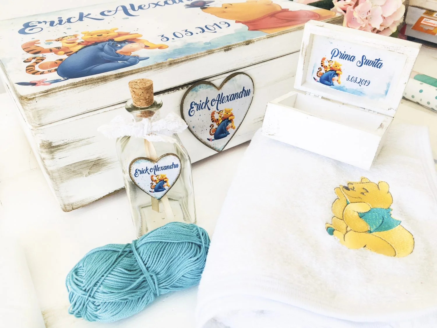 Trusou Botez Personalizat Ursuletul si Prietenii Lui - imagine 2