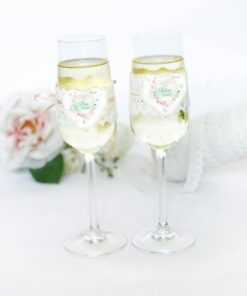 Pahare personalizate Miri sau Nasi - Sakura set 2 bucati