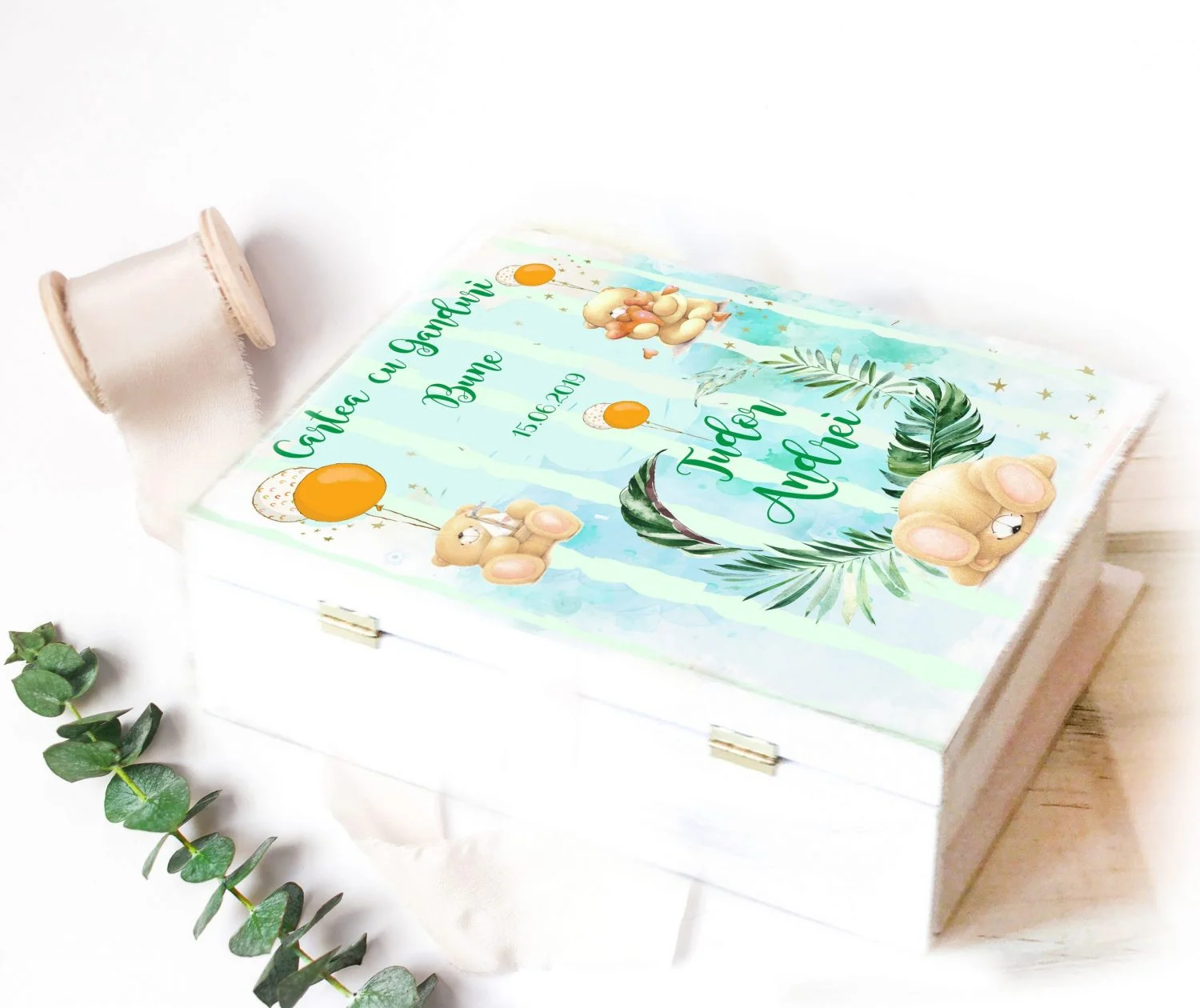 Carte cu Ganduri Ursuleti si Baloane