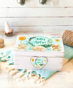 Ursuleti si Baloane - cutie personalizata amintiri