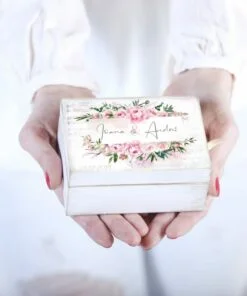 Cutiuta verighete personalizata - Iubire