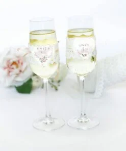 Set 2 pahare personalizate Miri sau Nasi - Love Confession