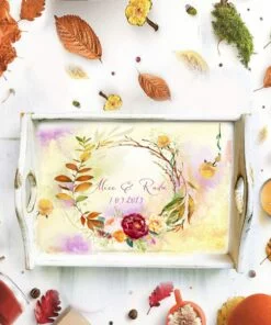 Boboci Toamna - Tava Mireasa personalizata