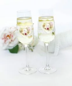 Set 2 pahare personalizate Miri sau Nasi - Toamna