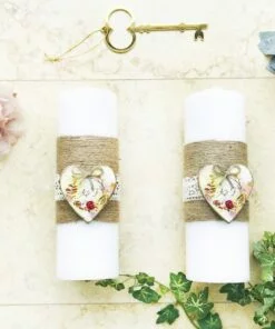 Alternative view of Set 2 lumanari nunta Toamna