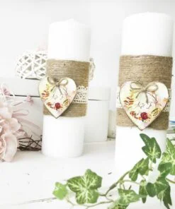 Set 2 lumanari nunta Toamna