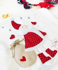 Alternative view of Paturica bebe personalizata Joyfull Santa