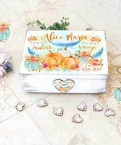 Bebe Dovleac - cutie personalizata amintiri