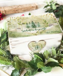 Green Winter - cutie personalizata de Craciun