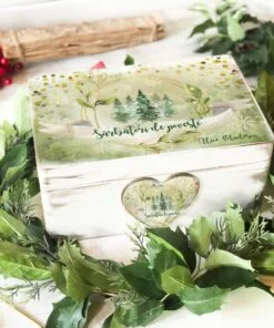 Green Winter - cutie personalizata de Craciun